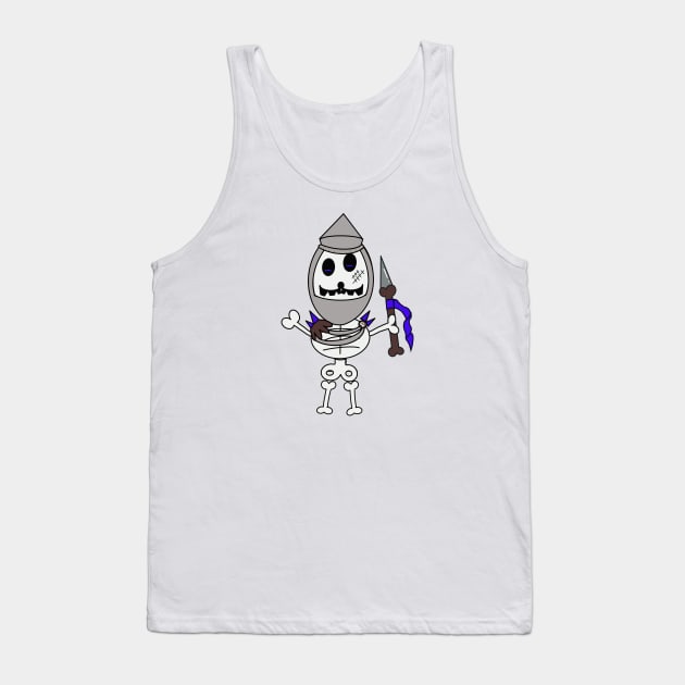 Cute skeletons doodle style Tank Top by Sumet